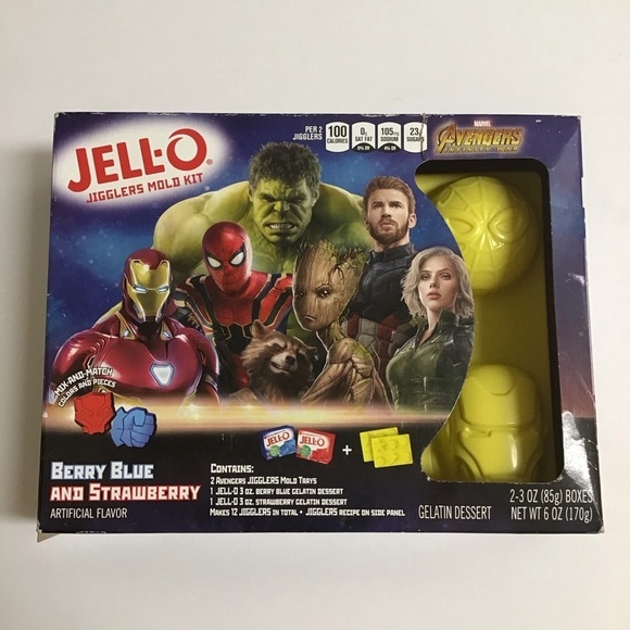 Marvel Avengers Jello Jigglers Molds Kit 12 Jello Shots Bar NO JELLO NEW 2020 - Picture 8 of 9